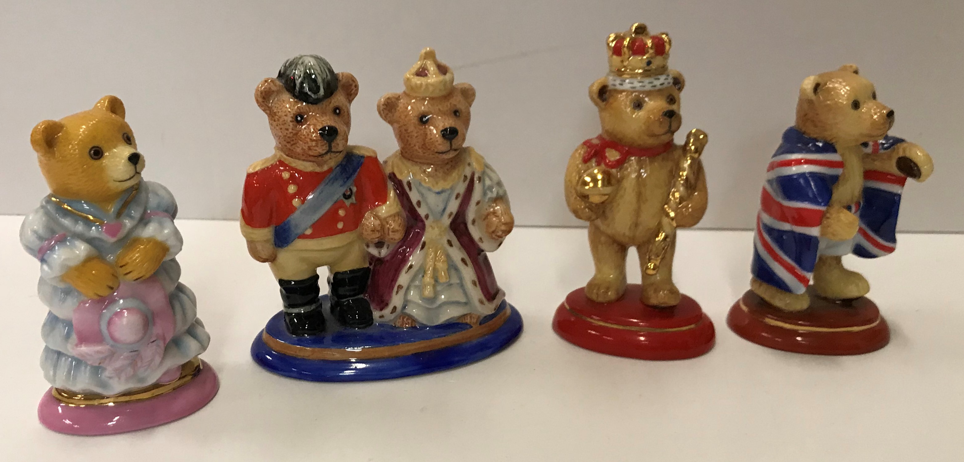 A collection of four Halcyon Days teddy bears, - Image 2 of 2