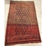 A vintage Afshar carpet,