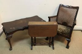 A 19th Century oak hanging corner cupboard,