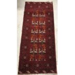 A Turkomen rug,