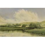 JOHN W H BLOFIELD "River landscape", watercolour, signed and dated '79 lower right,