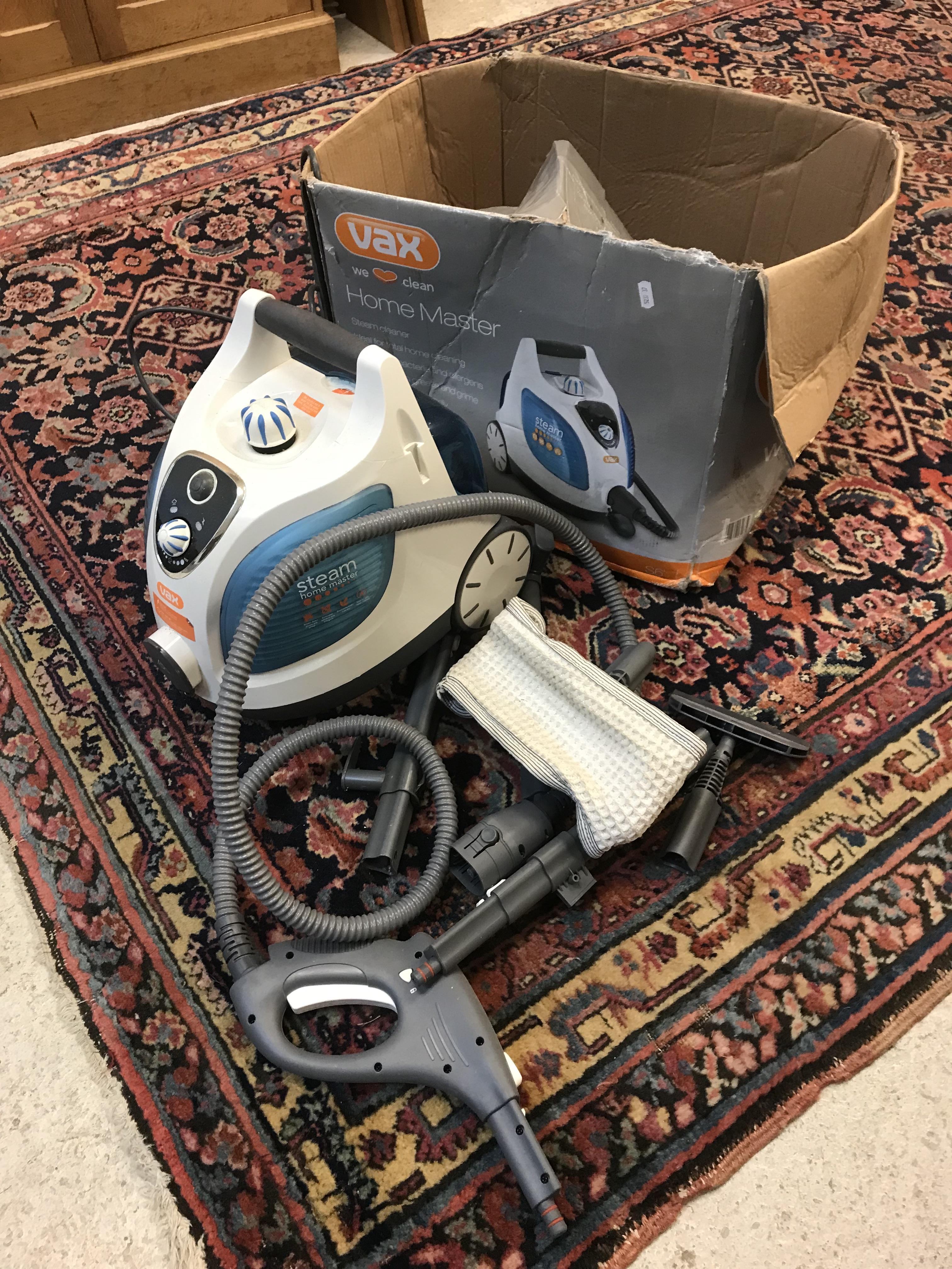 A Vax Homemaster steam cleaner (boxed)