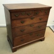 A 19th Century oak chest,