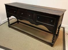 An 18th Century oak dresser,