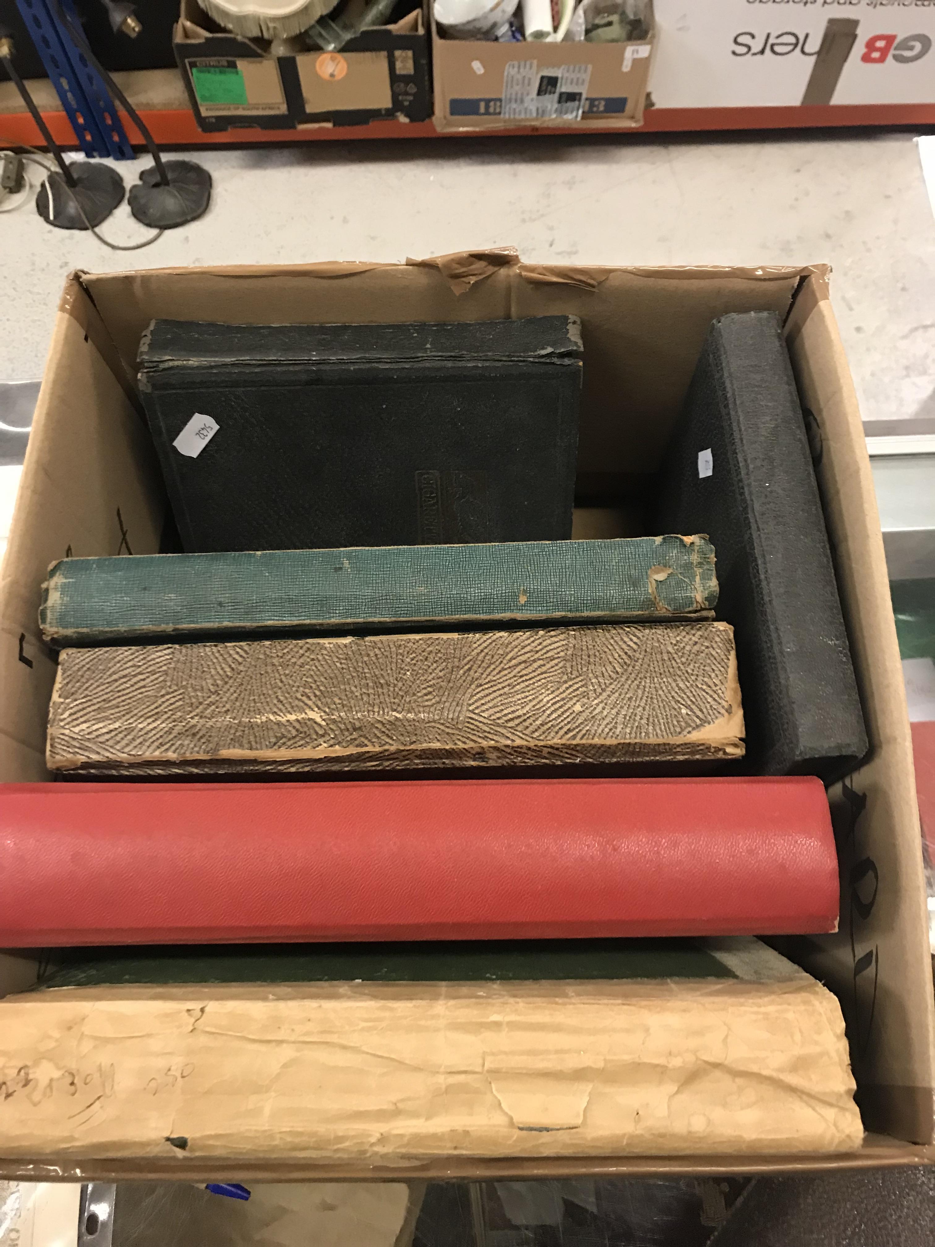 A box containing three postcard albums containing assorted vintage postcards, - Image 10 of 11