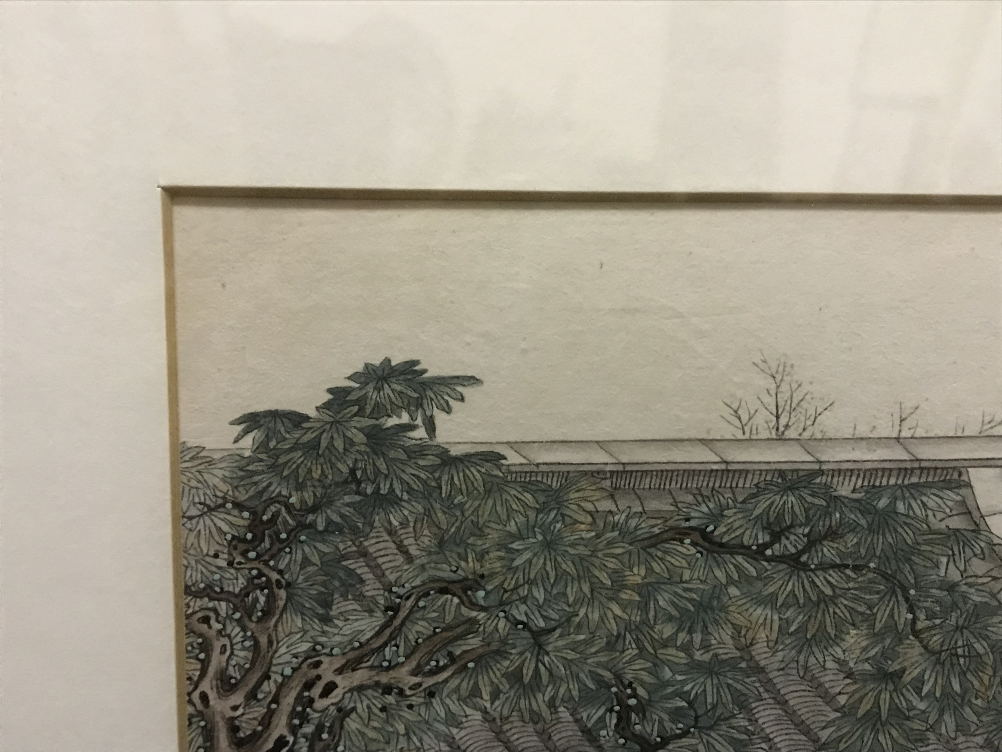 CHINESE SCHOOL QING DYNASTY (19TH CENTURY) "Figures in a domestic setting with bamboo in garden in - Image 12 of 48