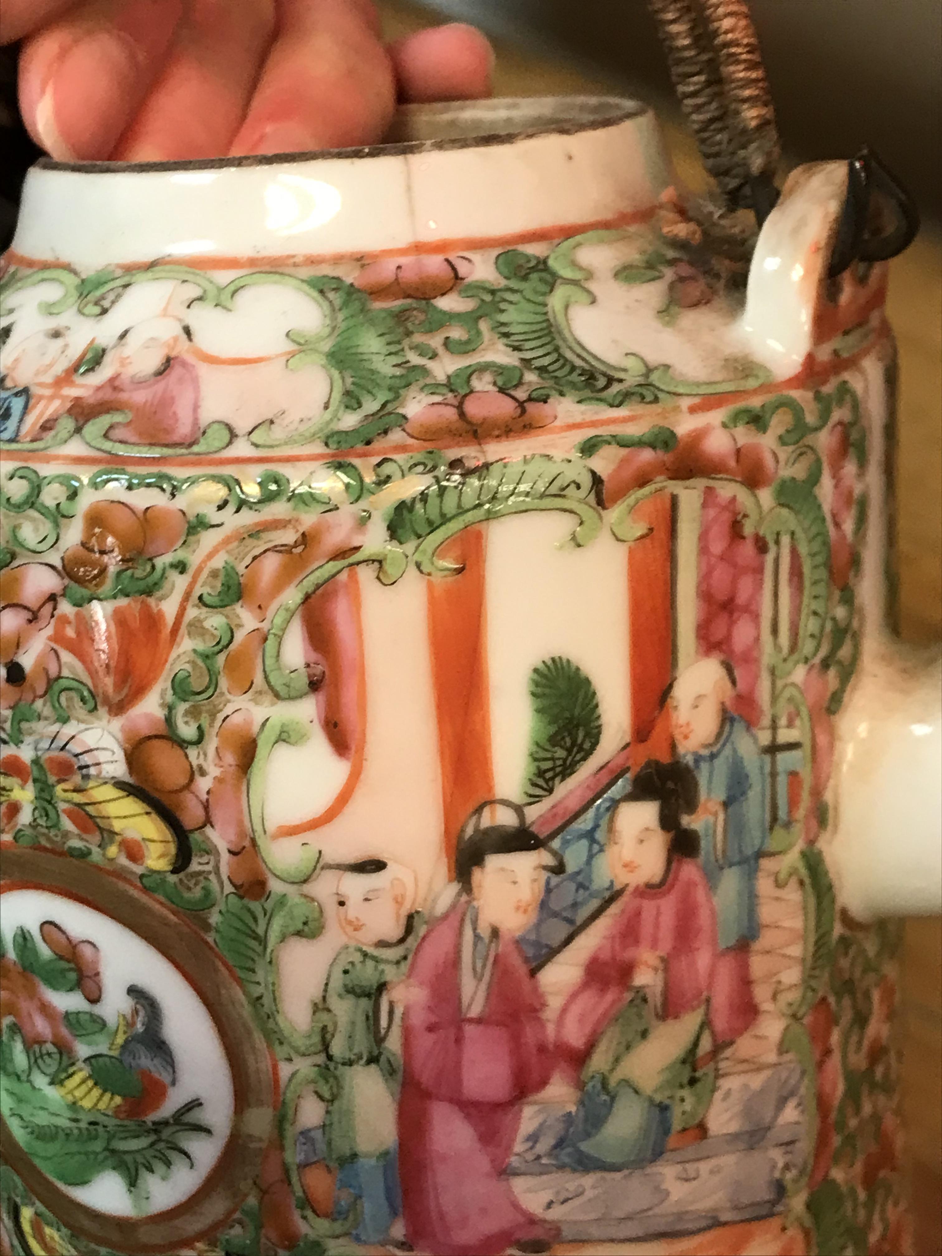 A collection of various Oriental china including a 19th Century Chinese canton famille rose - Image 18 of 121