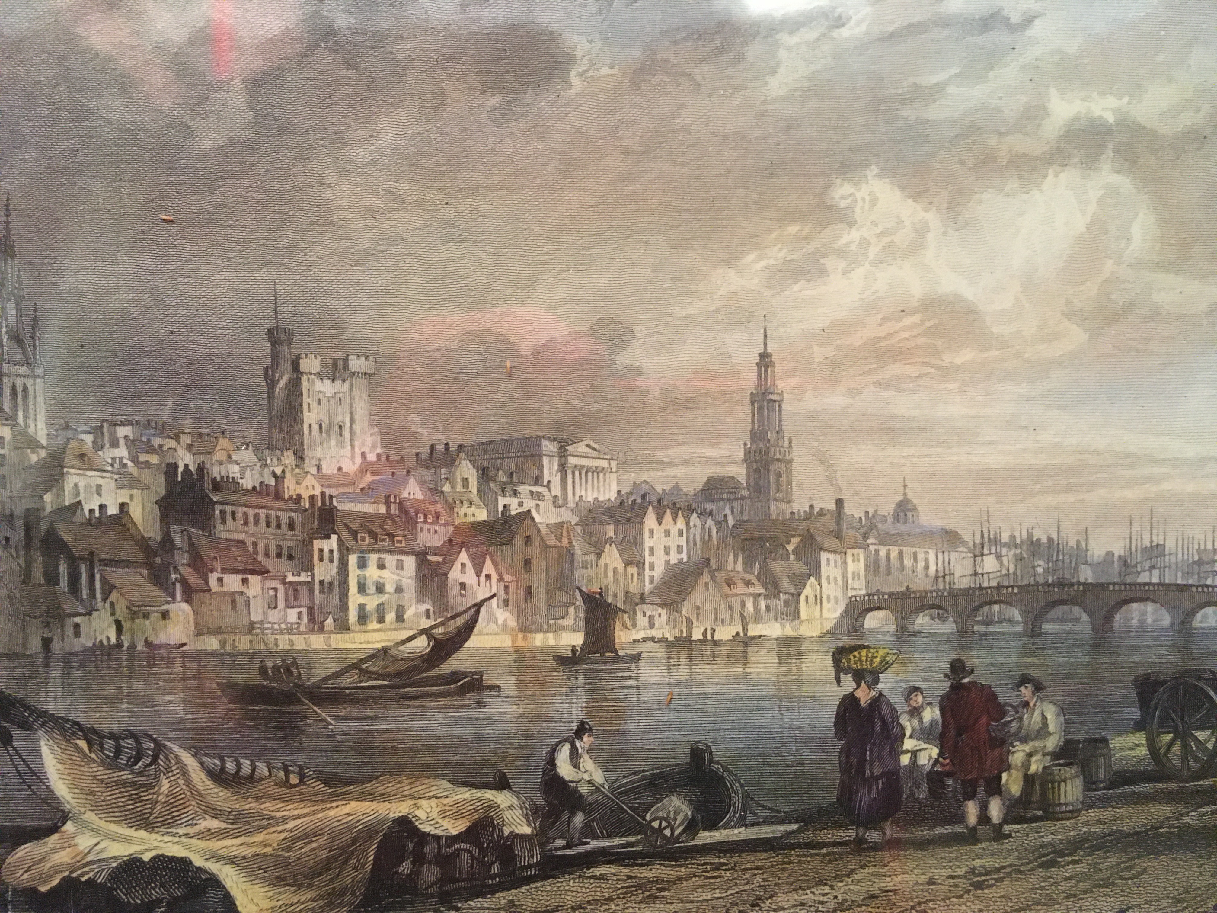 J A TOFT "River scene with bridge in background, - Image 25 of 31