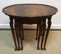 A mahogany work table in the Regency style,