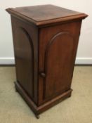 A Victorian mahogany bust stand,