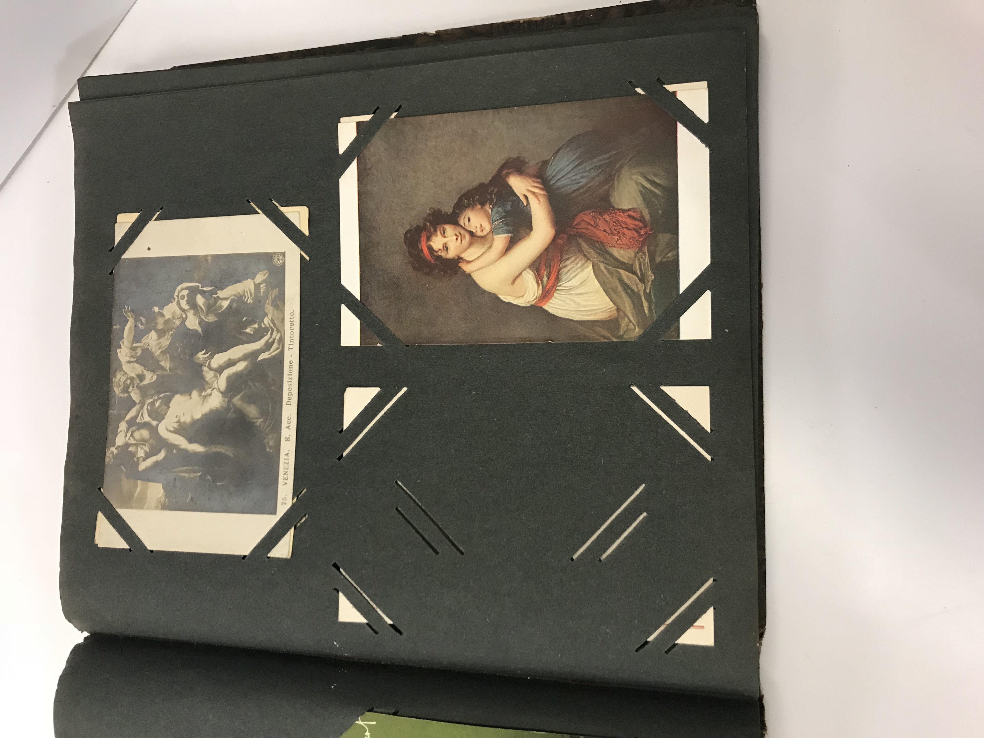 A box containing three postcard albums containing assorted vintage postcards, - Image 5 of 11