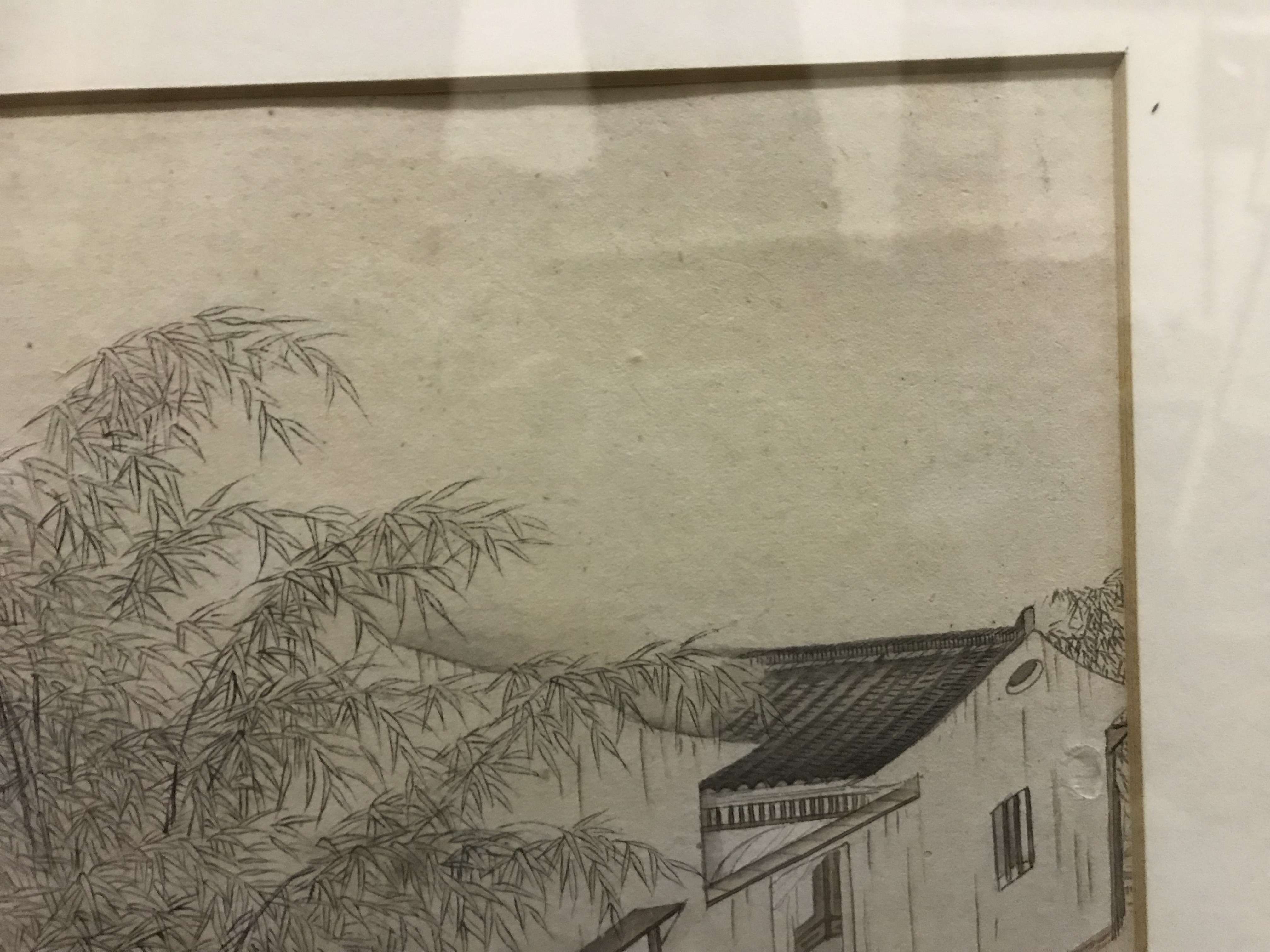 CHINESE SCHOOL QING DYNASTY (19TH CENTURY) "Figures in a domestic setting with bamboo in garden in - Image 37 of 48