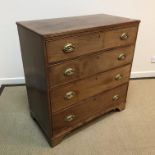 An early 19th Century mahogany chest,