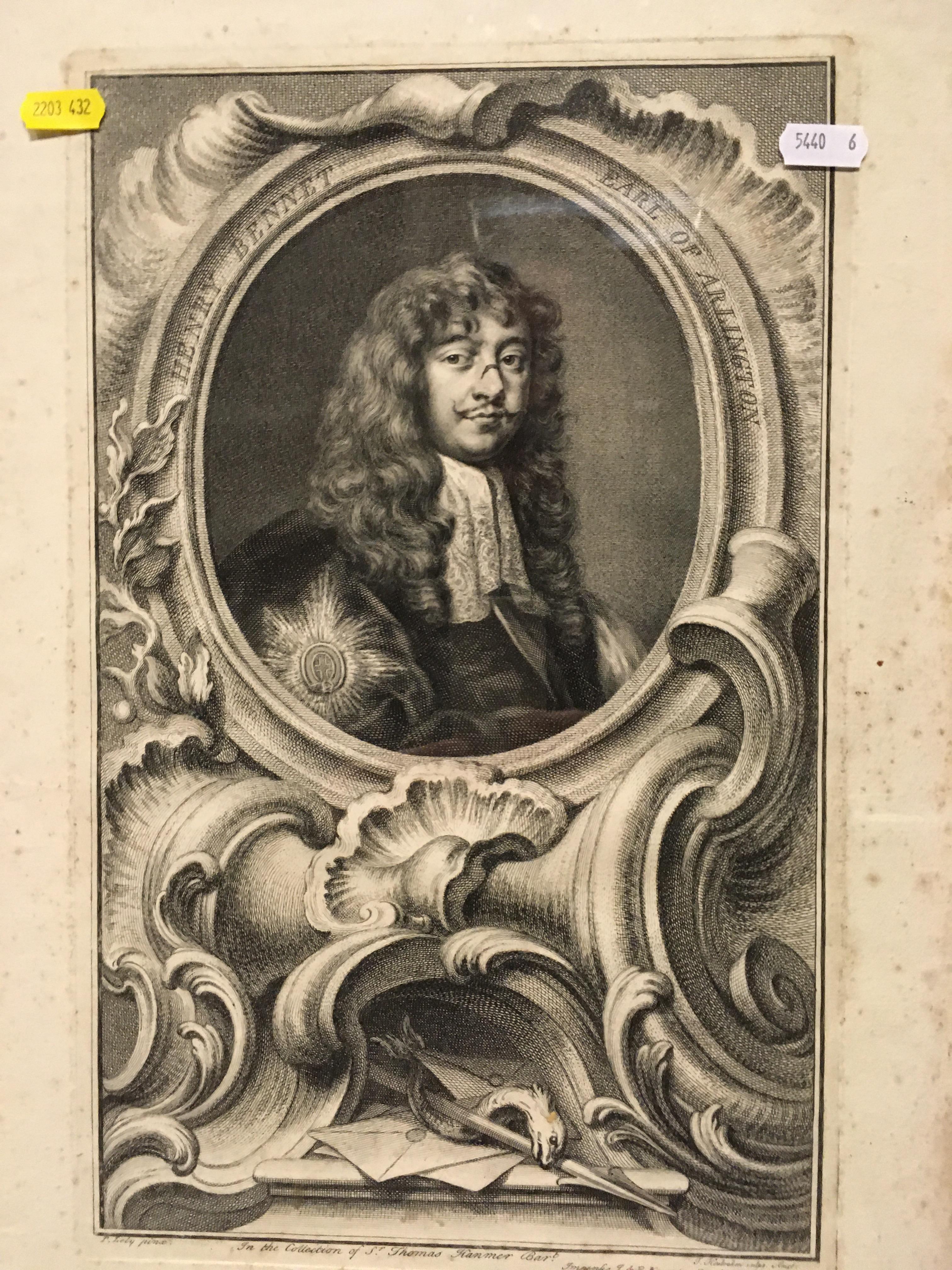 AFTER SIR PETER LELY "Henry Bennet, - Image 10 of 10