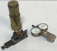 A Moul & Co London IPS meter for measuring reel to reel tape recorders bearing military marks,