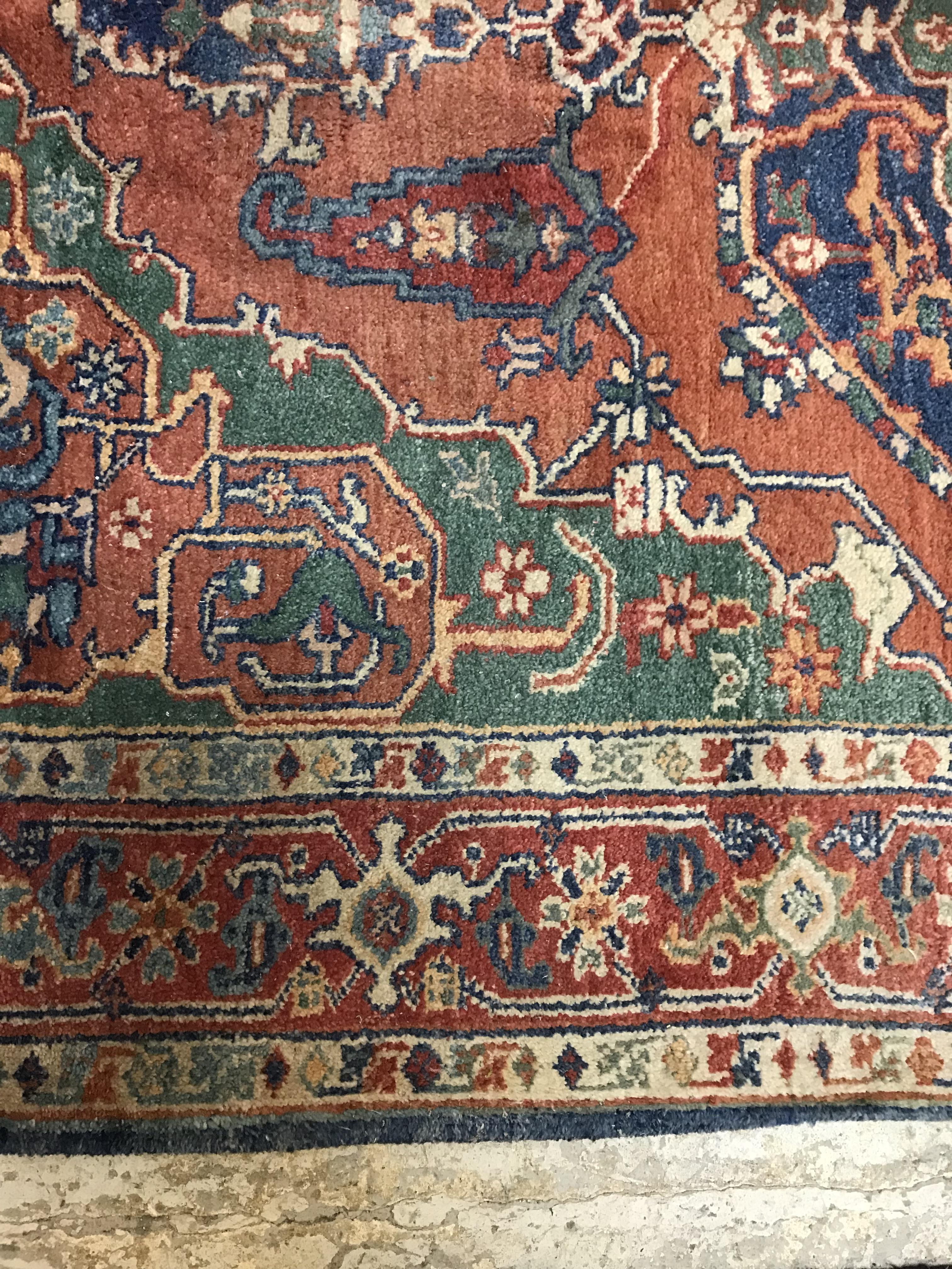 A 20th Century Indian carpet, - Image 7 of 17