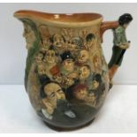 A Royal Doulton Dickens jug with list of characters to base (RD No.