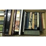 Seven boxes of assorted early 20th Century and later books to include W.