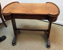 A 19th Century amboyna veneered writing table,