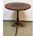 A modern French lit en bateau, pedestal occasional table, cherry wood side cabinet,