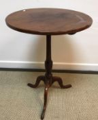 A modern French lit en bateau, pedestal occasional table, cherry wood side cabinet,