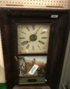 A 19th Century American wall clock,