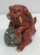 A 19th Century Chinese pottery figure of