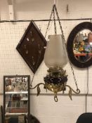 A pair of Gothic Revival style hanging o