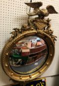 A Regency style giltwood and gesso frame