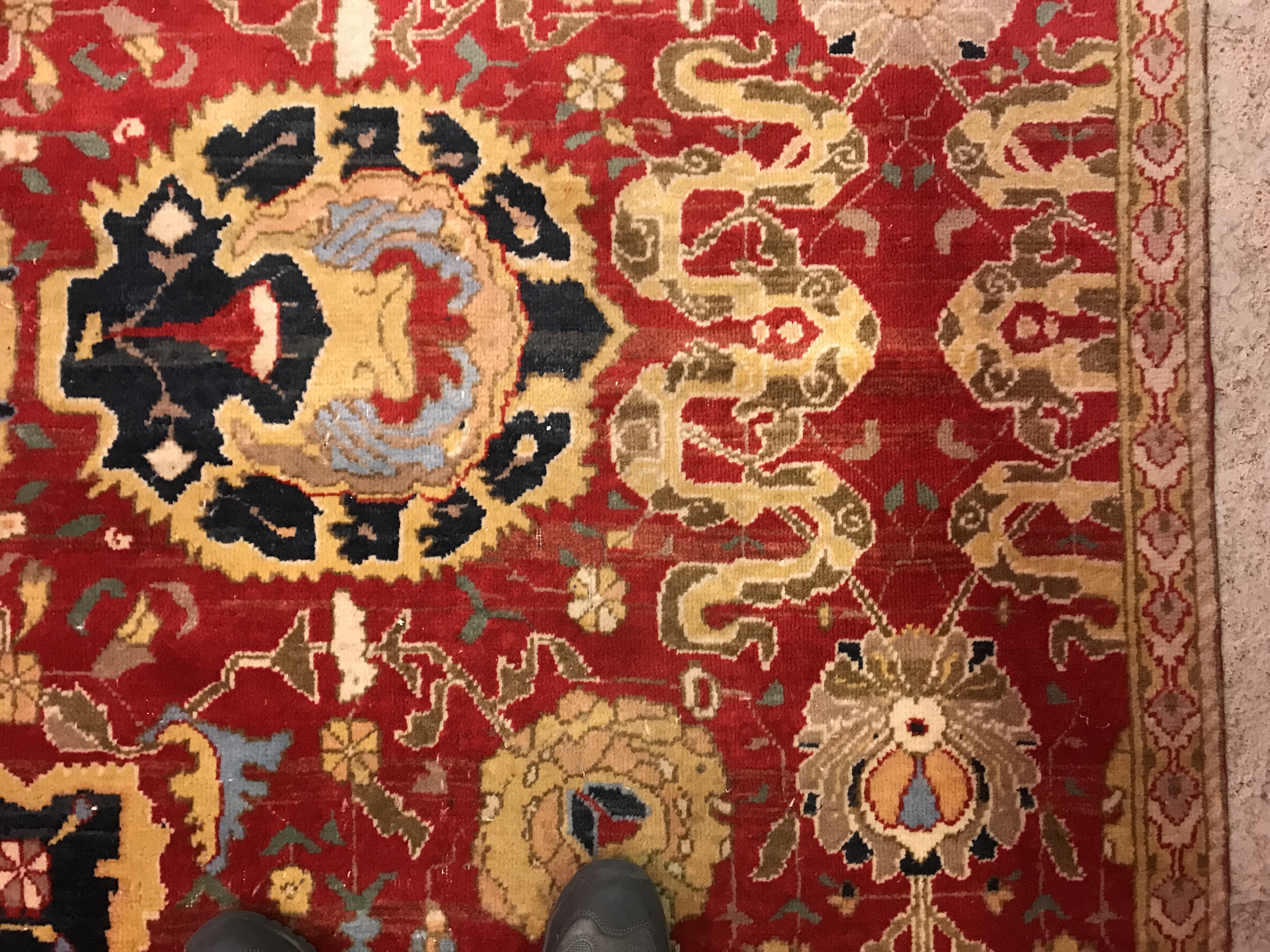 A Ziegler carpet with all-over foliate d - Image 9 of 43