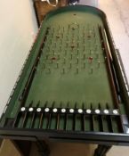 An early 19th Century rosewood bagatelle