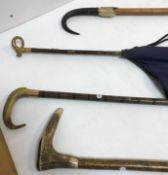 An early 20th Century chamois horn handl
