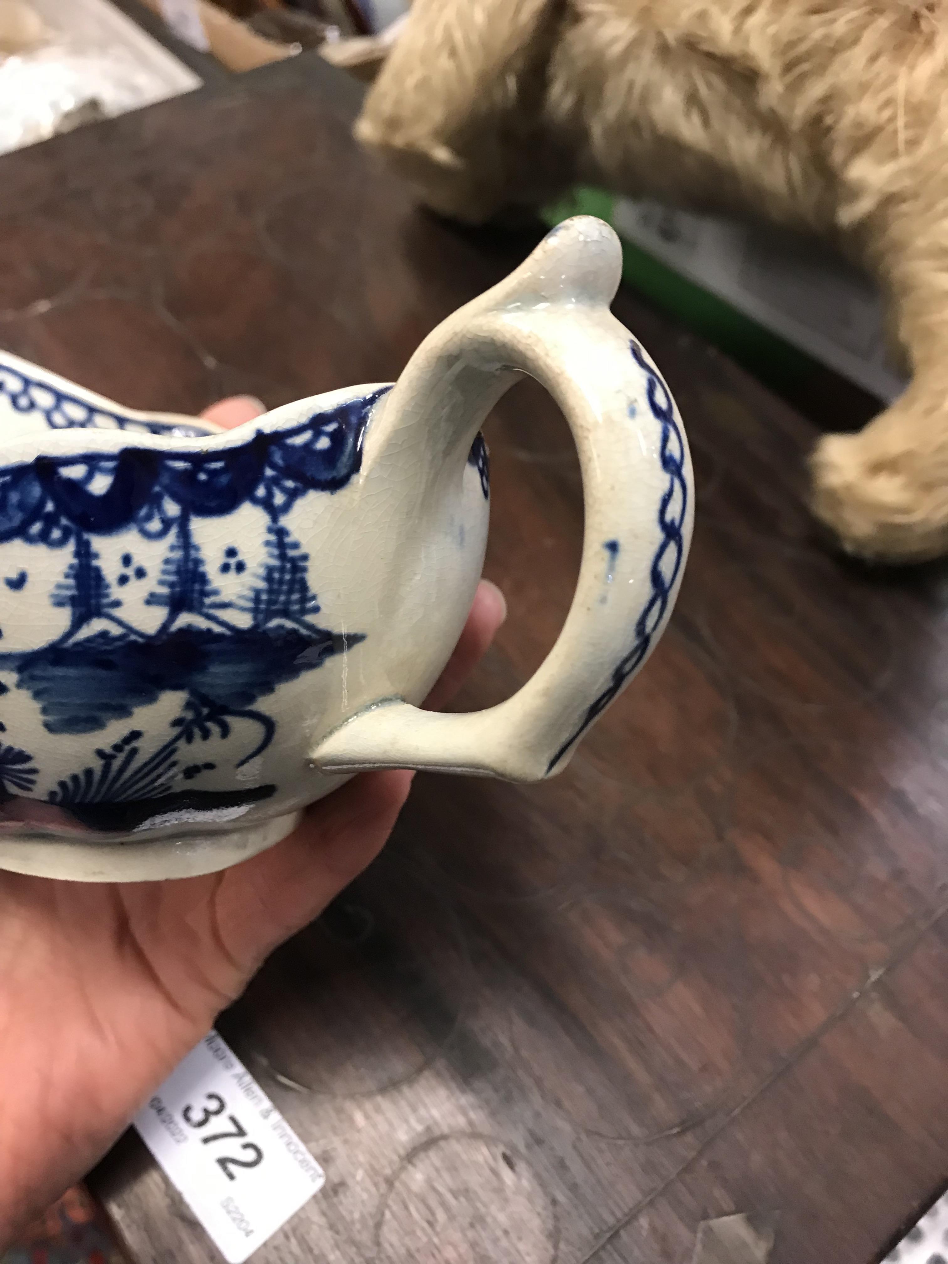 A 19th Century Chinese blue and white porcelain sauce boat, - Image 41 of 45