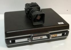 A Hasselblad 501C camera with Carl Zeiss 2.