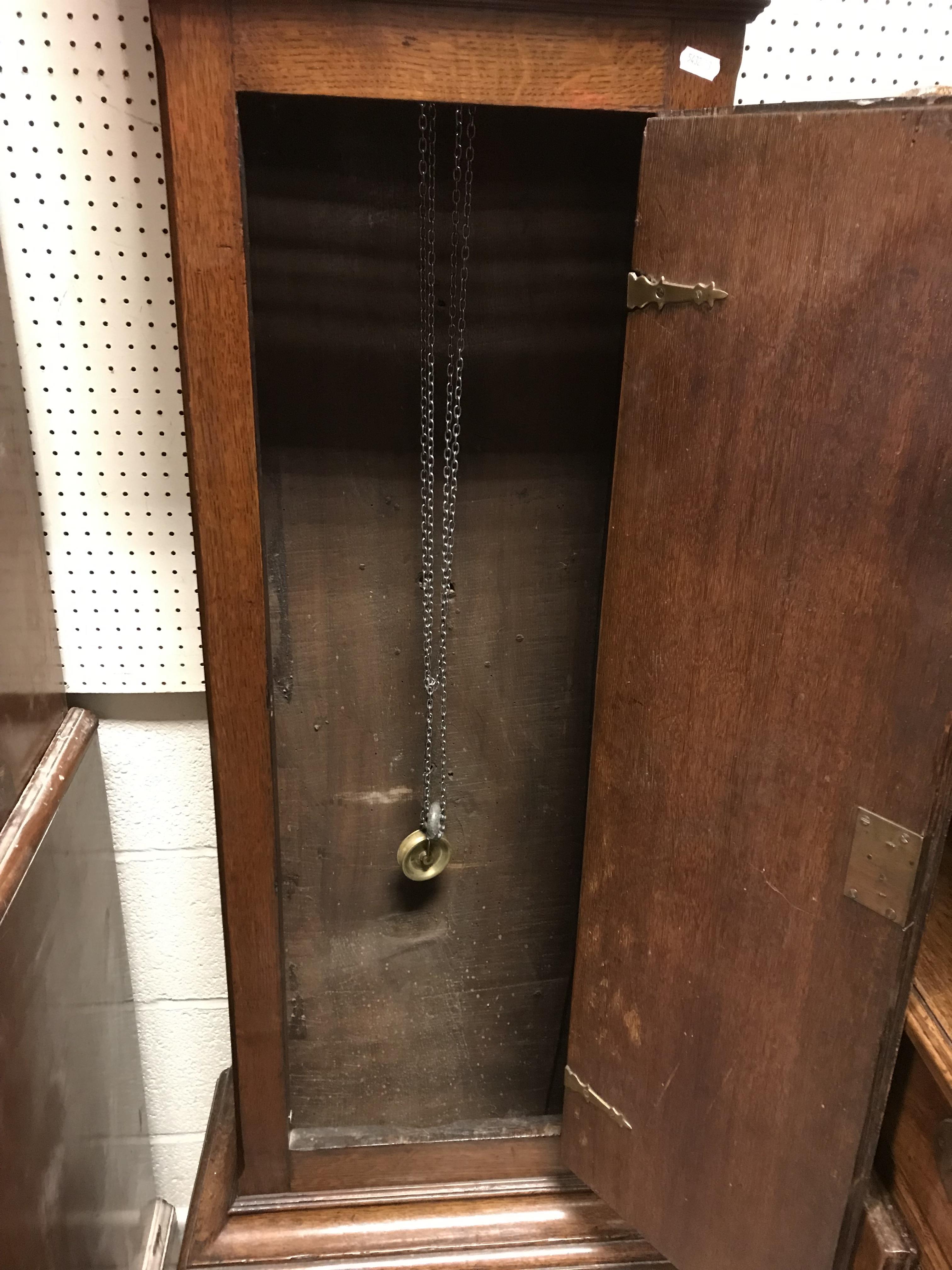 A late 18th Century oak cased long case clock, - Image 31 of 45