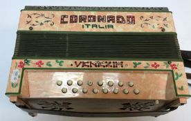 A Coronada Venezia piano accordion, 35.