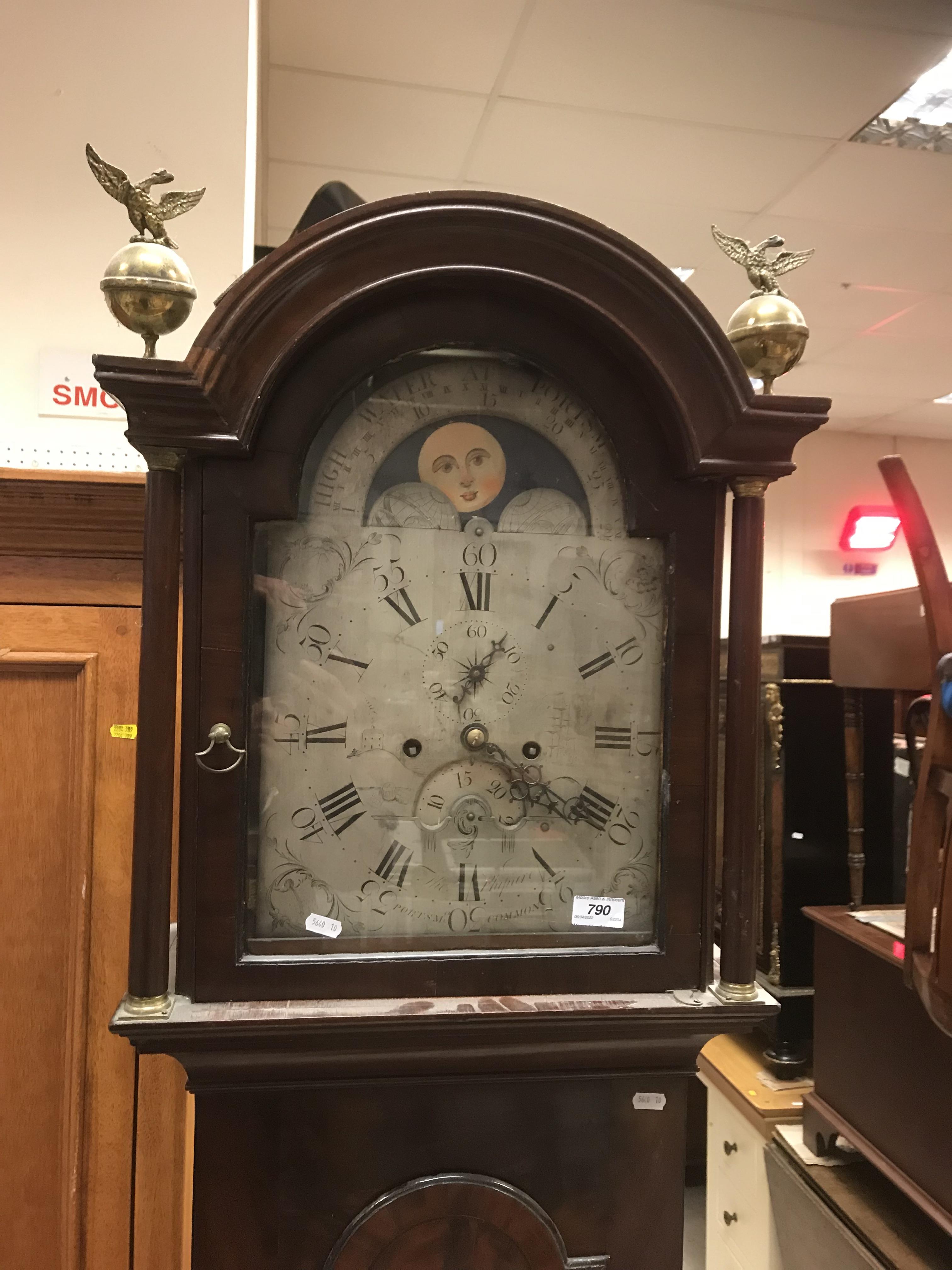 A George III mahogany long cased clock, - Image 2 of 54