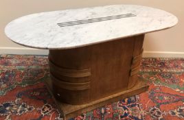 An Art Deco centre table,