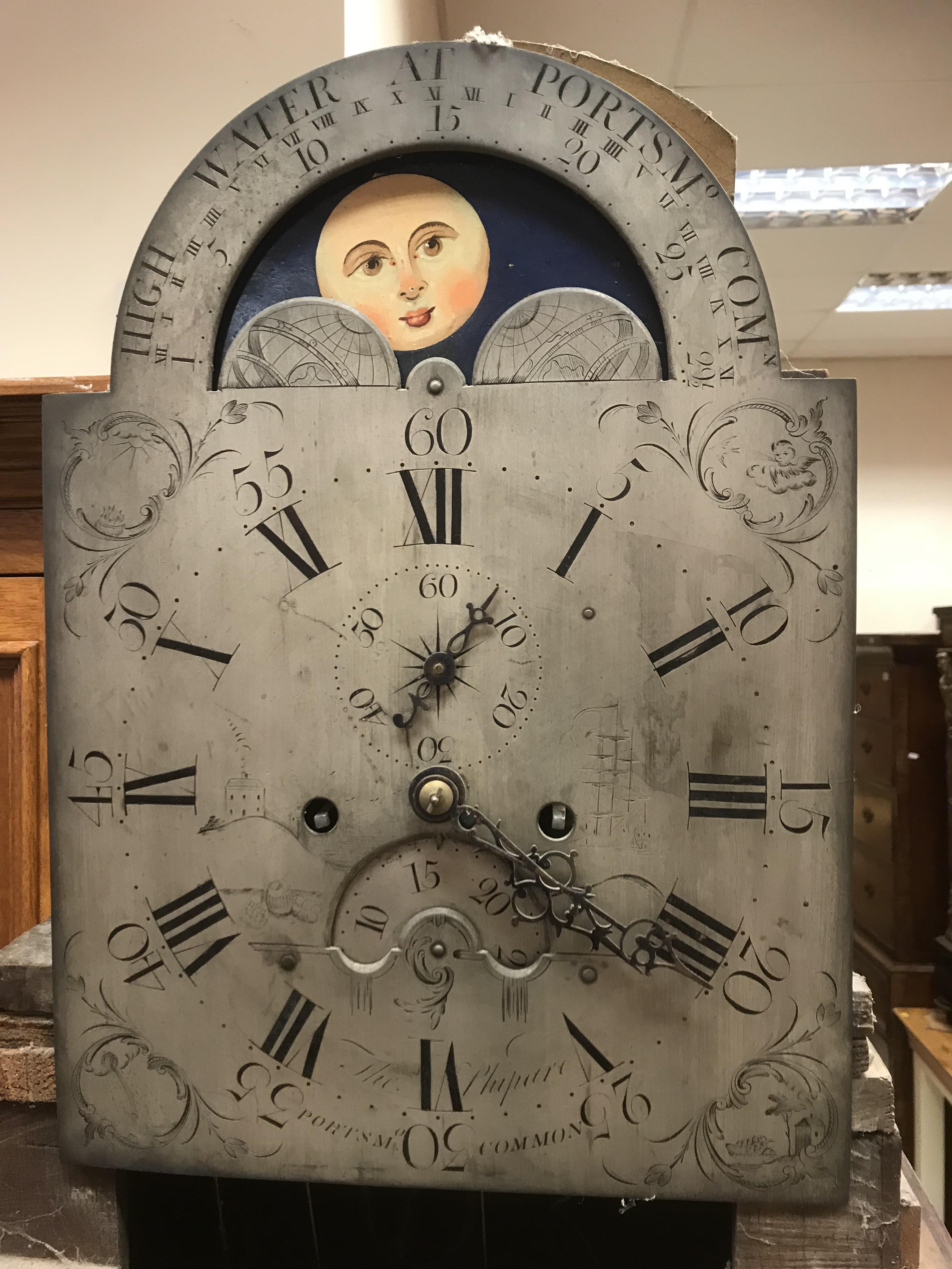 A George III mahogany long cased clock, - Image 34 of 54