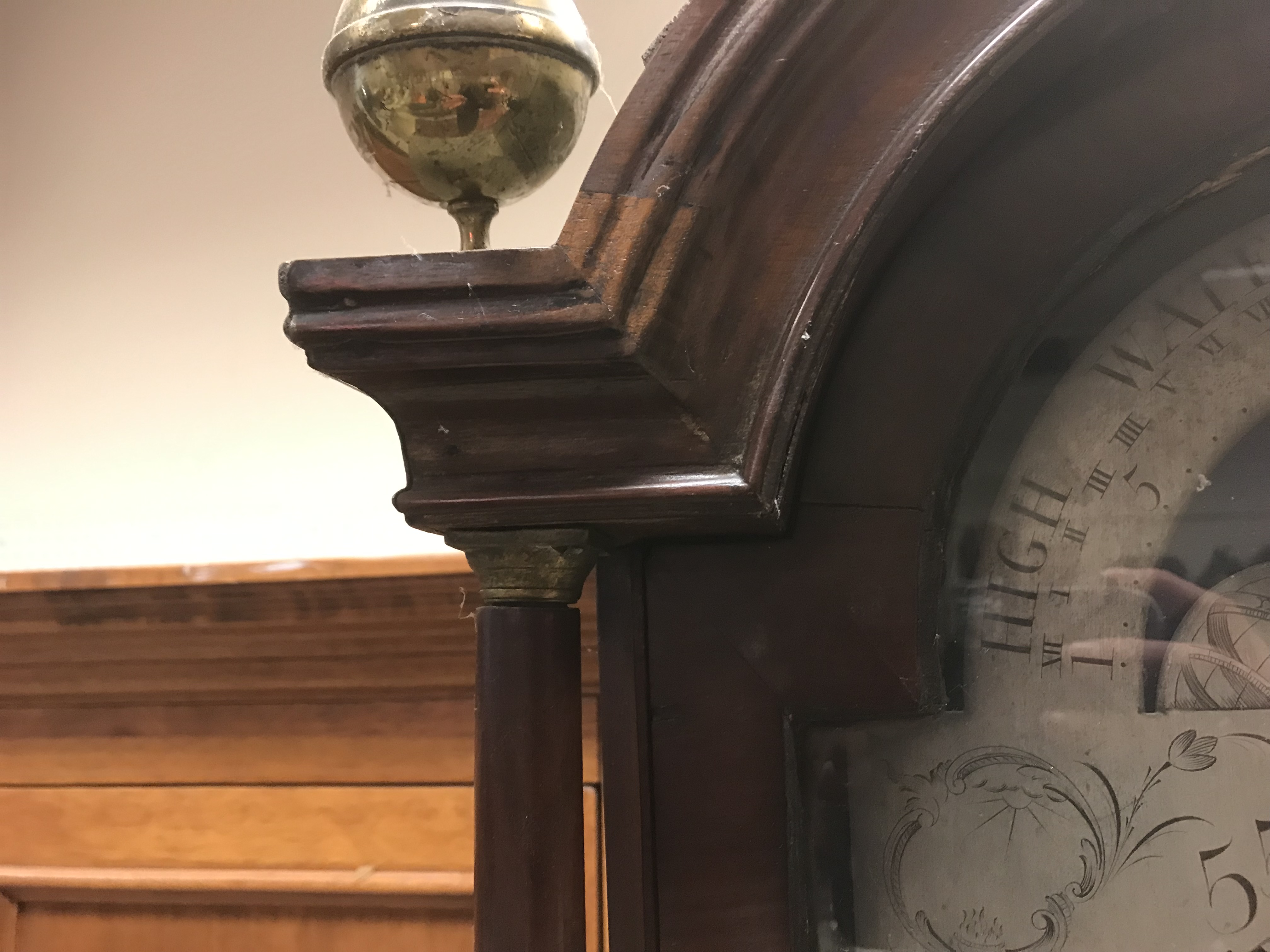 A George III mahogany long cased clock, - Image 7 of 54