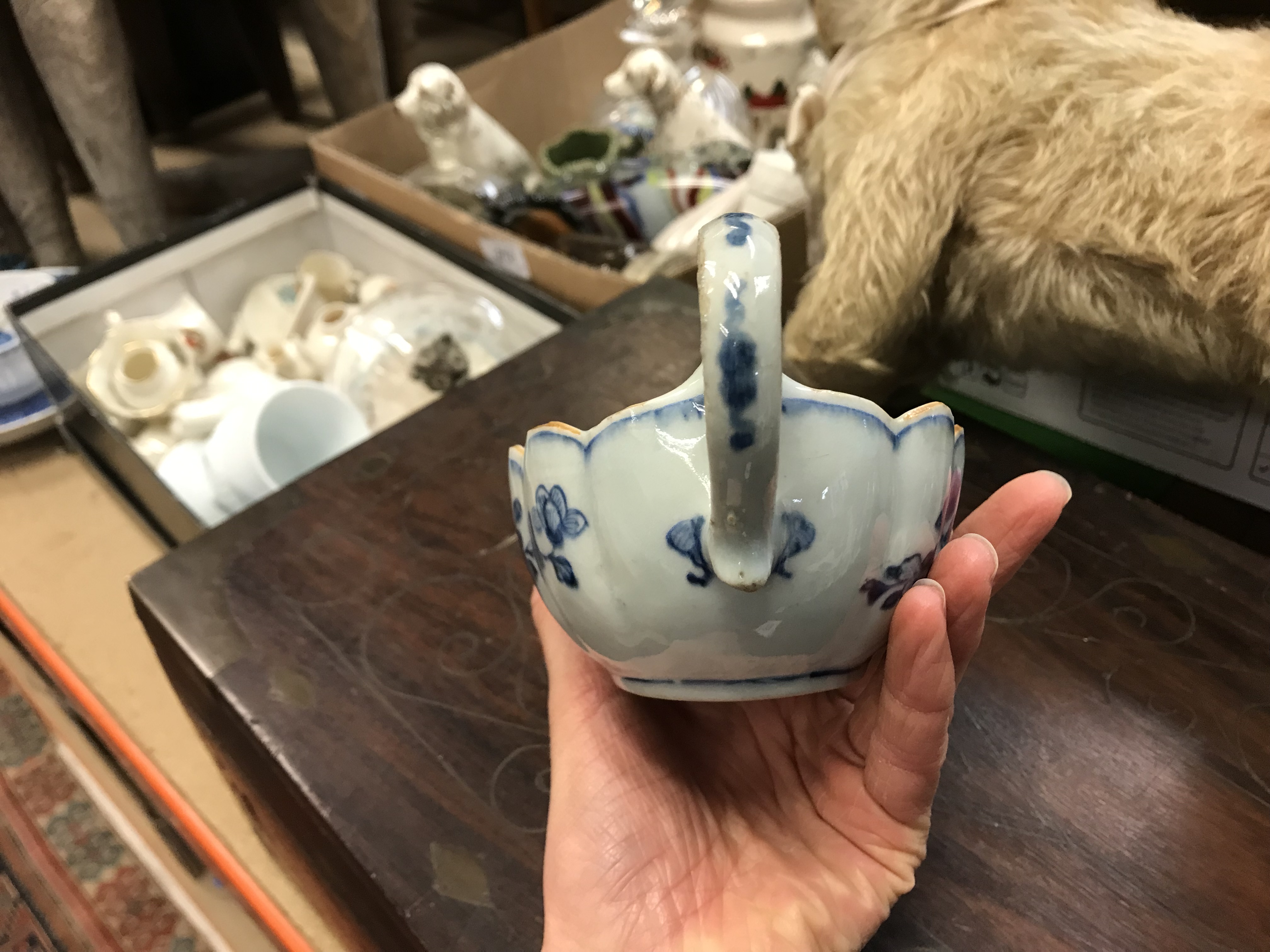 A 19th Century Chinese blue and white porcelain sauce boat, - Image 26 of 45