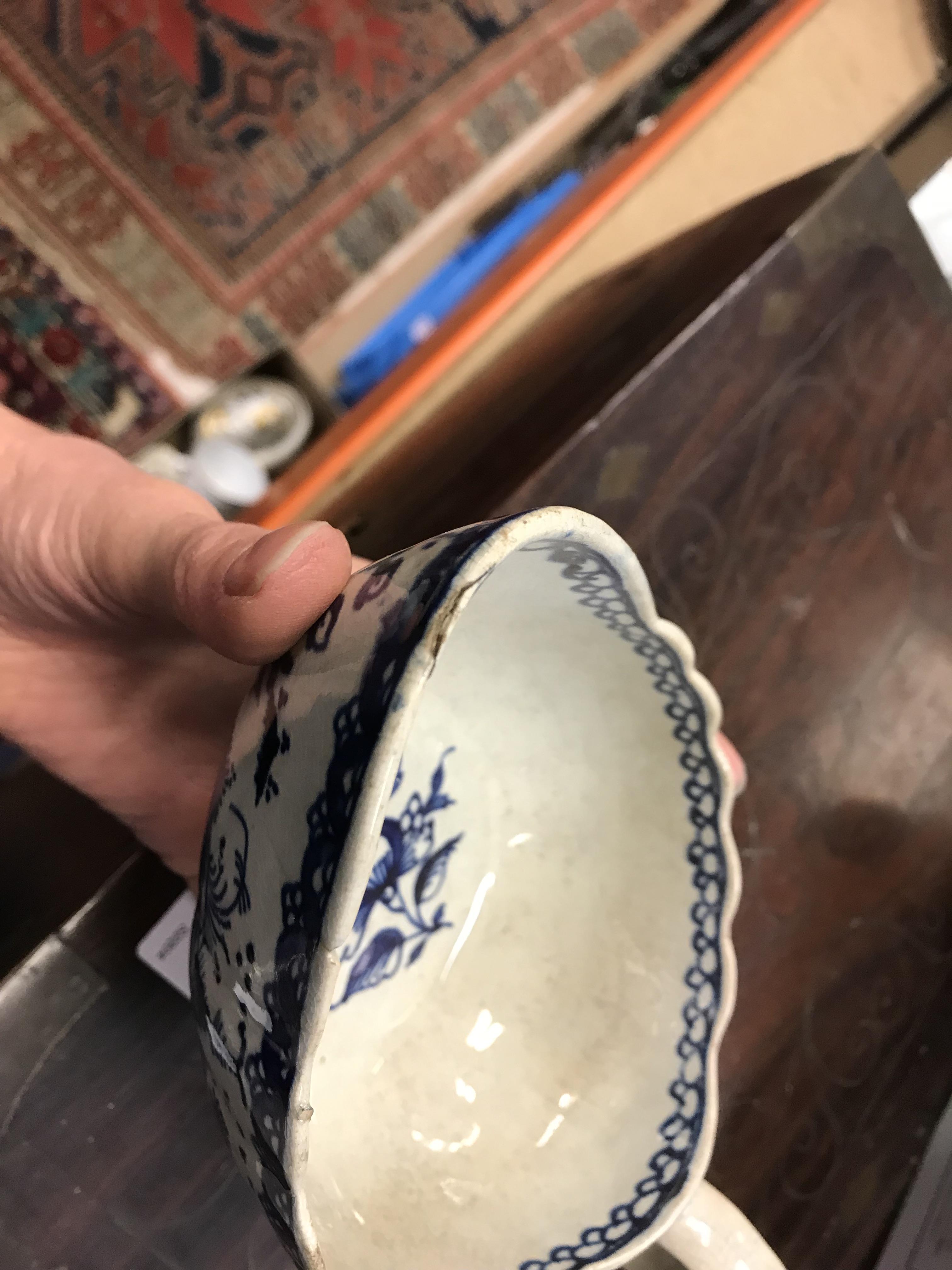 A 19th Century Chinese blue and white porcelain sauce boat, - Image 40 of 45