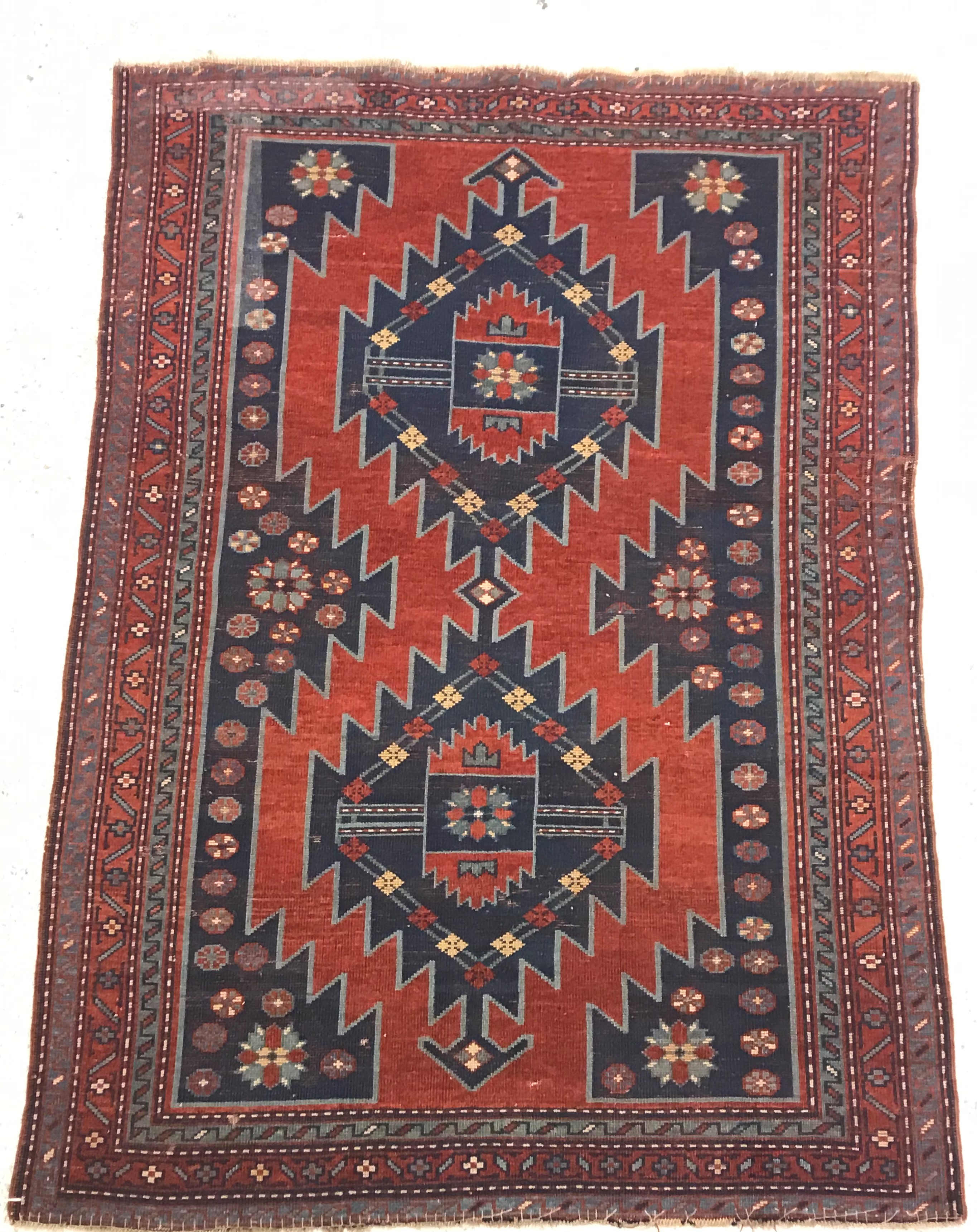 A Caucasian rug, - Image 5 of 8