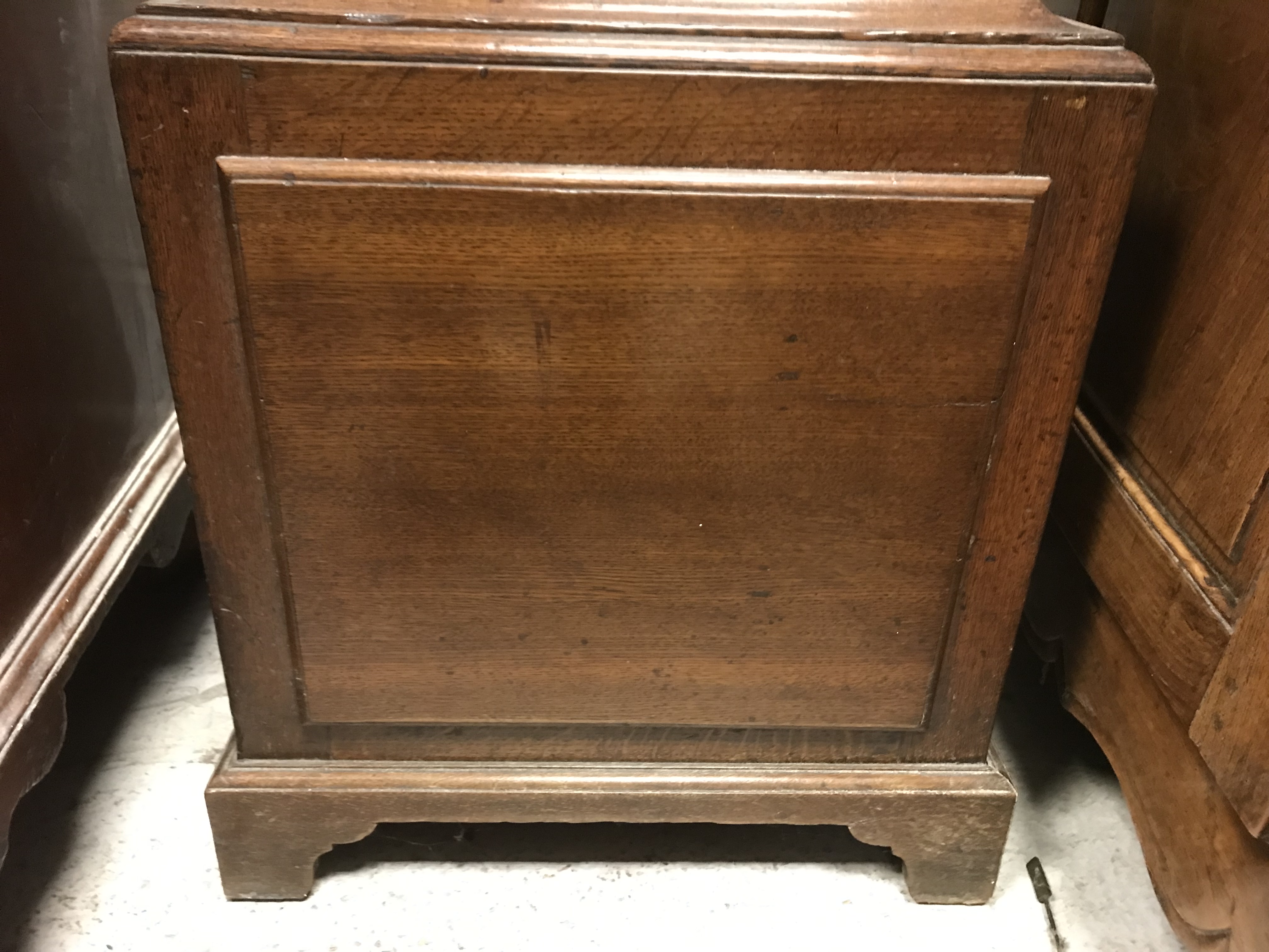 A late 18th Century oak cased long case clock, - Image 24 of 45