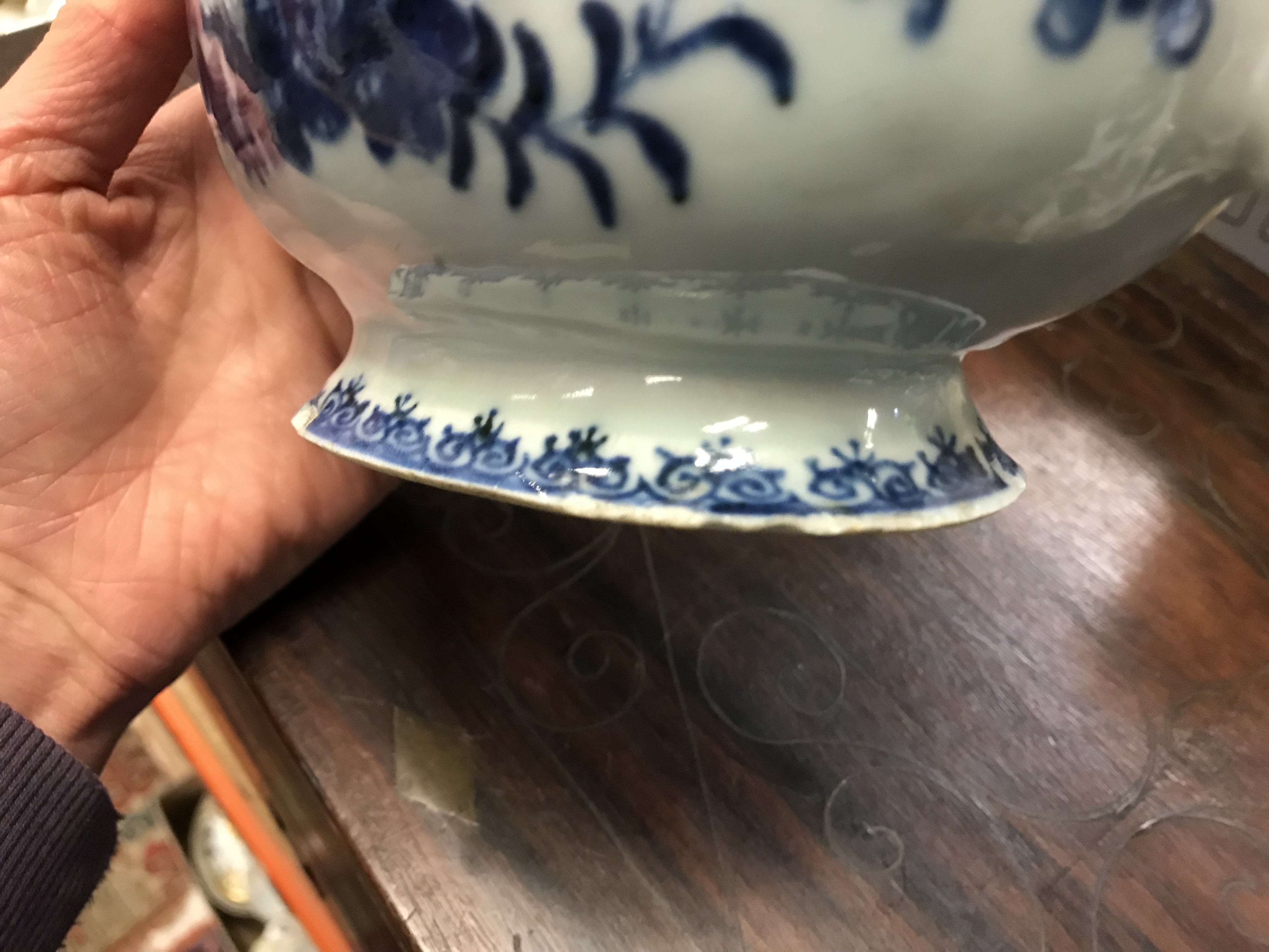 A 19th Century Chinese blue and white porcelain sauce boat, - Image 16 of 45