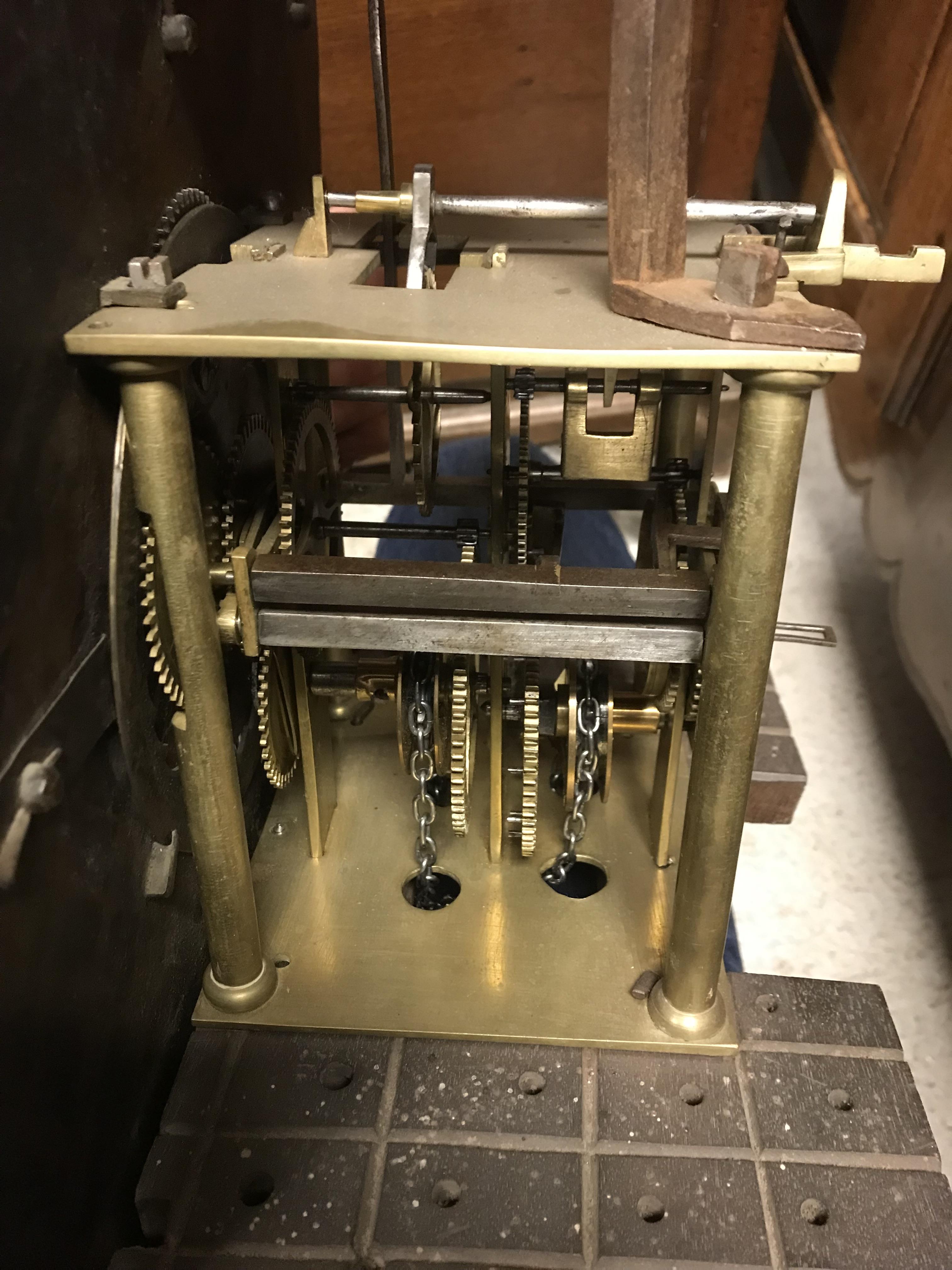 A late 18th Century oak cased long case clock, - Image 35 of 45