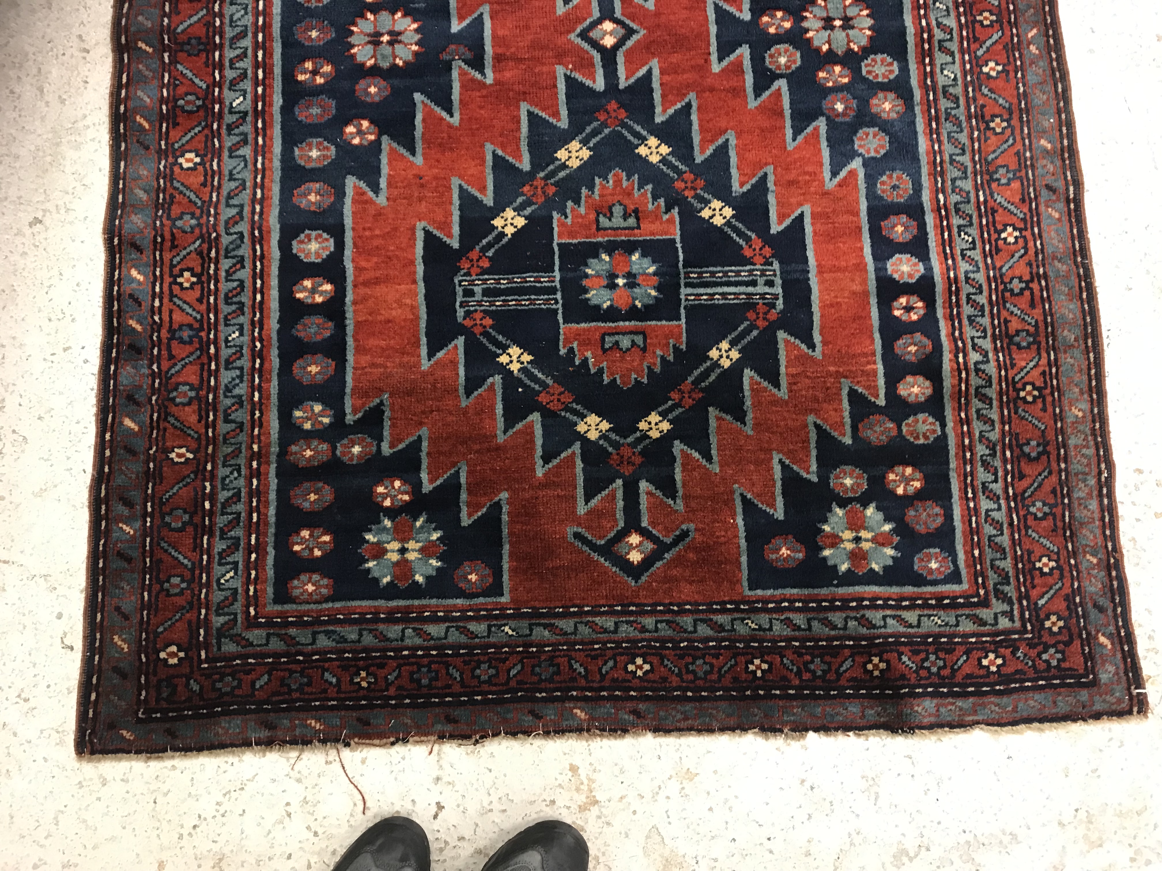 A Caucasian rug, - Image 8 of 8