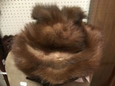 Two ladies fur jackets,