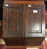 A Victorian mahogany desktop stationery cabinet,