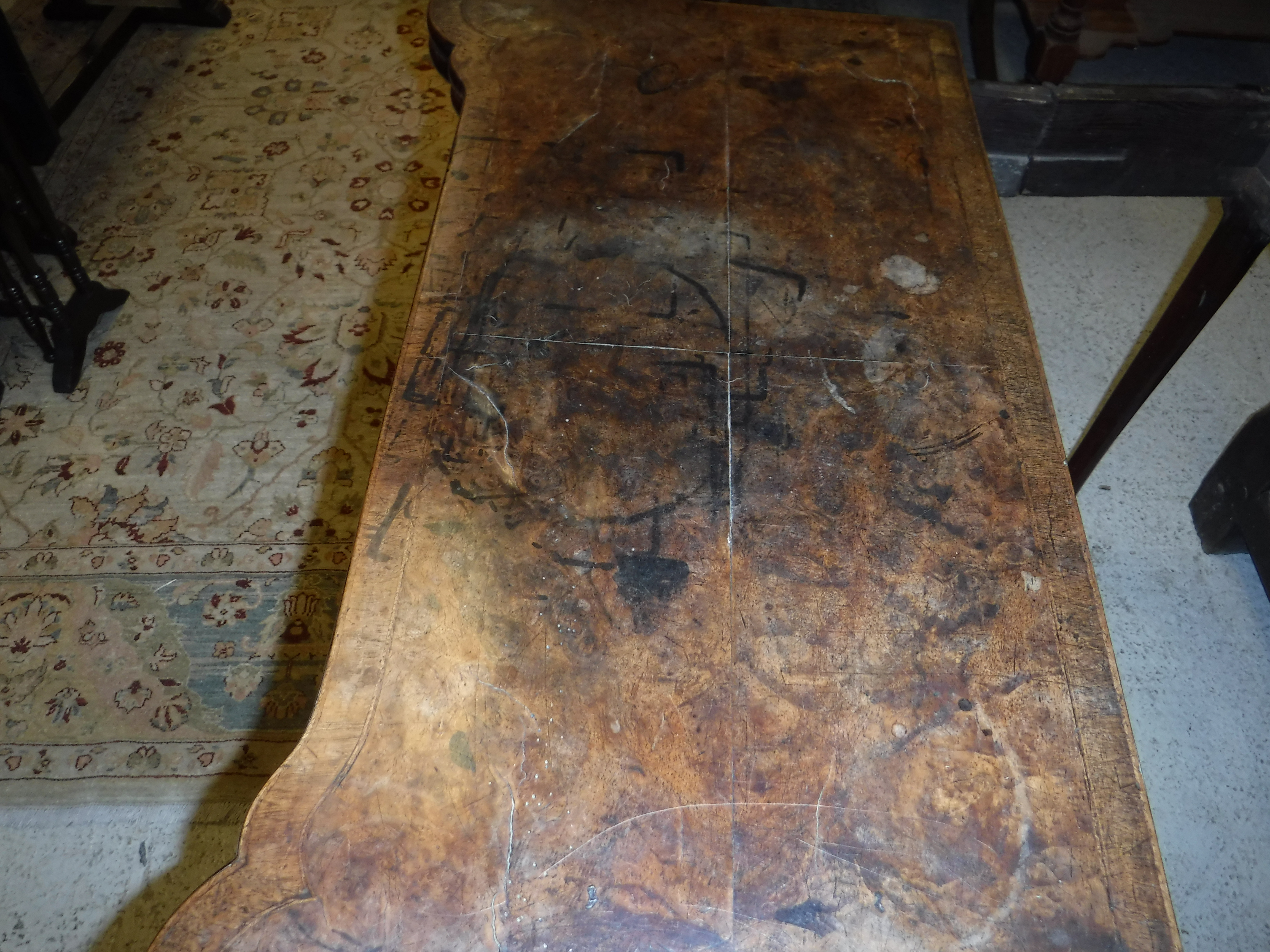 An 18th Century walnut veneered card table, the shaped top quartered, - Image 30 of 36